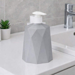 Диспенсер для мыла "Призма" 0,33л, серый