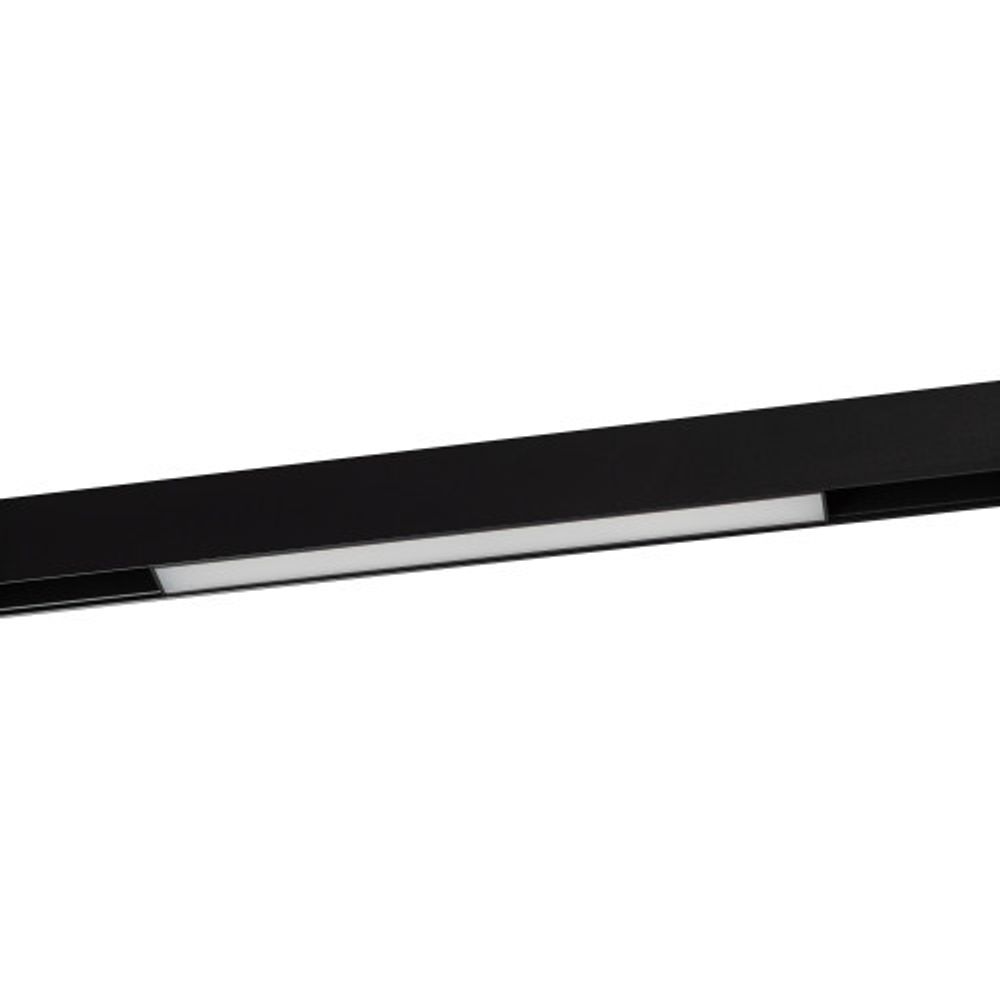 Магнитный трековый светильник ЭРА TRM20-1-30-10W3K-B для системы NOVA 30см 48V 10Вт 3000К заливающий свет черный