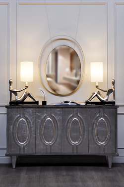 Зеркало с металлической объемной рамой 75х100 Garda Decor 19-OA-6267