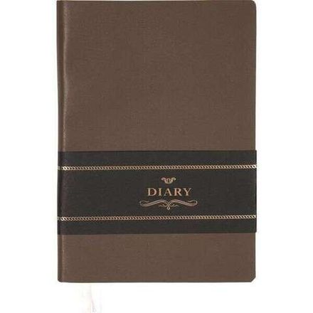 Ежедневник недатированный deVente, А5, 160л, кожзам, Nobile, коричневый