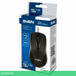 Мышь Sven RX-110 USB черный (SV-016692)