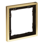 Рамка металлическая на 1 пост, S70 Metal (латунь)