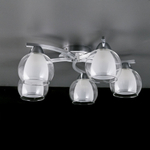 Citilux Кристи CL152157 Люстра потолочная Алюминий Хром