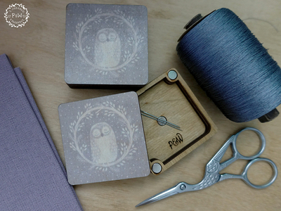 Игольница магнитная "Нежная зима"