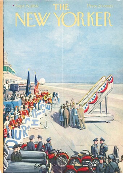 Журнал The New Yorker 15-09-1956, обложка