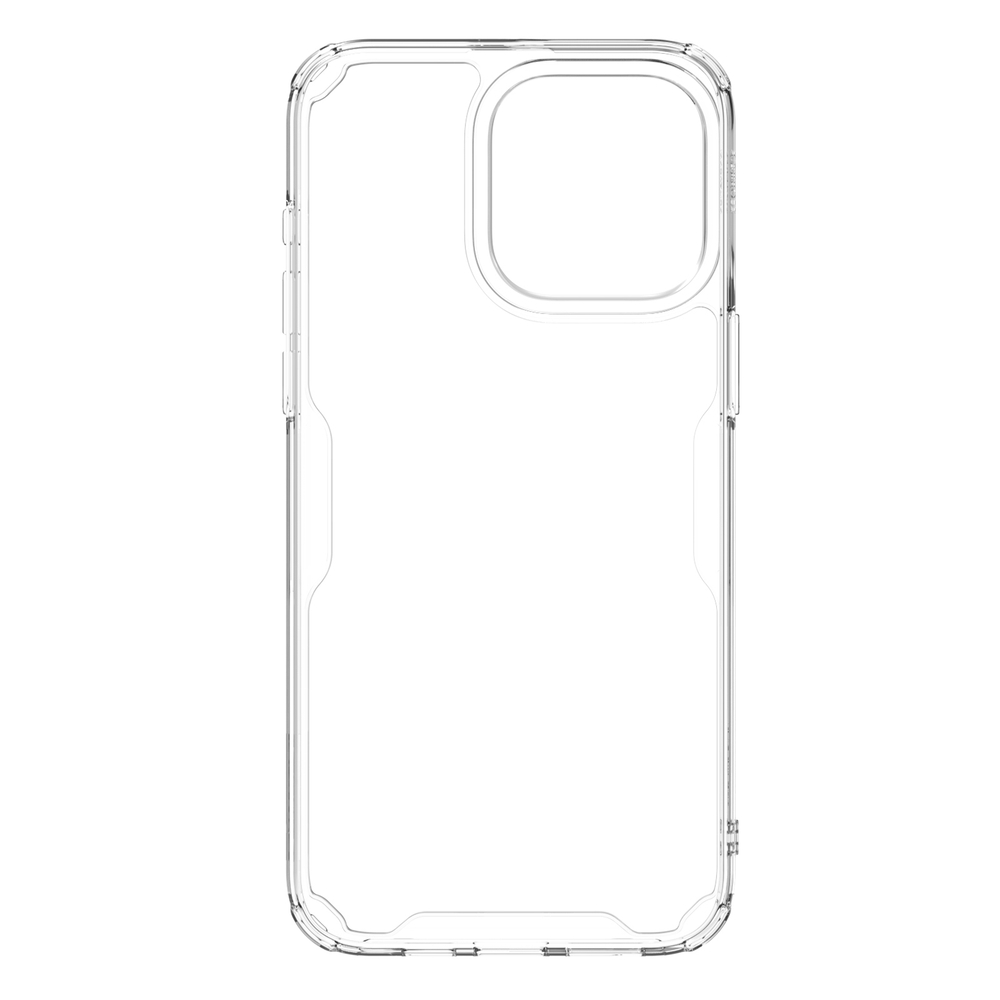 Прозрачный чехол с усиленными углами от Nillkin для iPhone 15 Pro Max, серия Nature TPU Pro Case