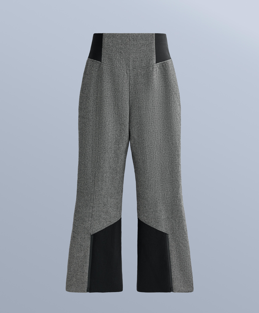 OYSHO Расклешенные брюки FELLEX® Wool Blend SKI с высокой посадкой, водостойкие, антрацитово-серый