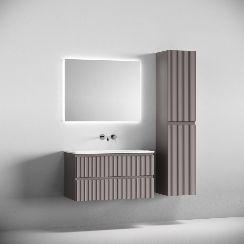 Тумба подвесная Sancos Snob T c двумя ящиками 890х445х500, Doha Soft, SNT90SM