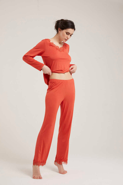 Пижама Vivis Thiana paprica оранжевая