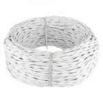 Ретро кабель витой 2х2,5 (белый) 20 м