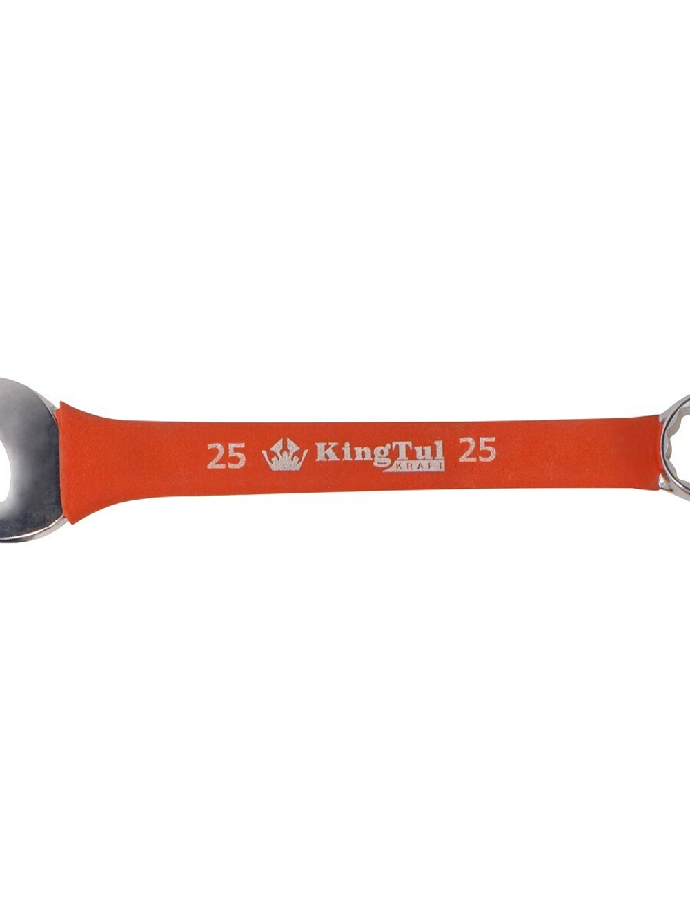 Ключ комбинированный 25мм в прорезиненной оплетке KingTul kraft KT-30025k
