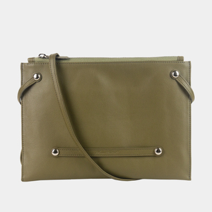 Сумка Julie из кожи теленка, цвета оливы