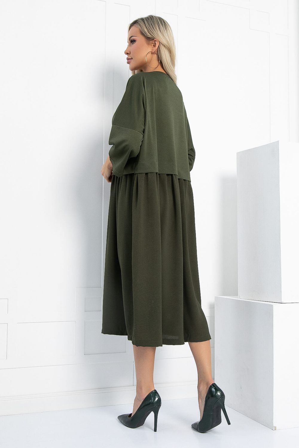 Платье бохо (хаки) П12736-10М LT Collection