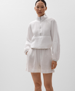 Oysho Шорты-бермуды из 100% льна, белый