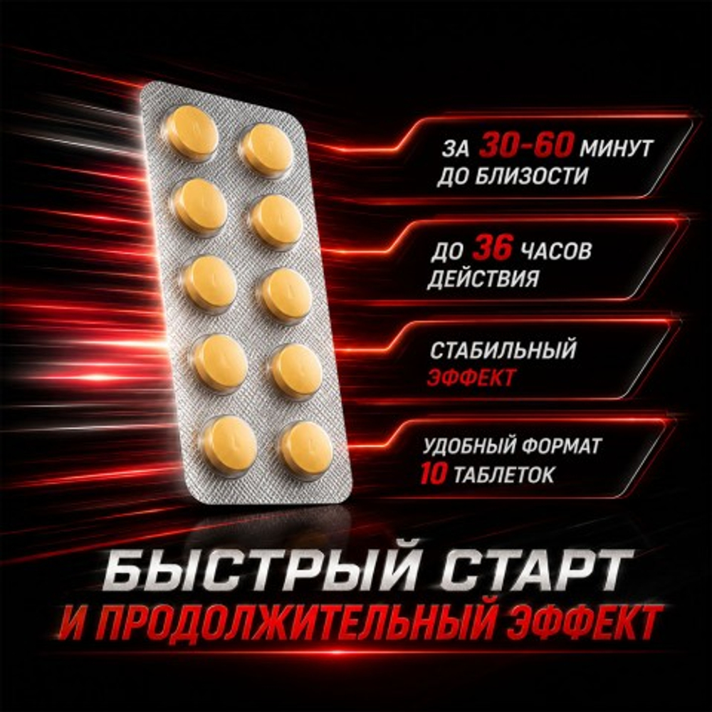 Препарат для усиления эрекции Vidalista 80 (10 таб.)