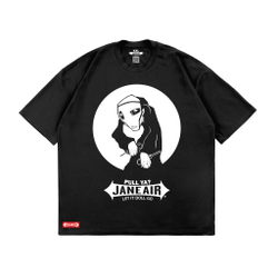 Футболка "Монк" OVERSIZE черная