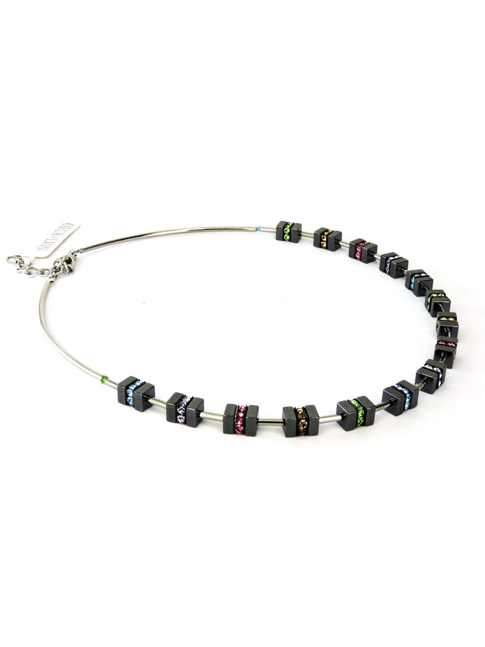 4625 Coeur de Lion - колье с разноцветными кристаллами Сваровски