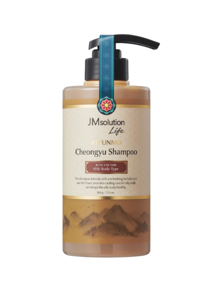 JMSolution Life Shampoo Riyunmo Cheongyu премиальный шампунь для волос с восточными травами для жирной кожи головы