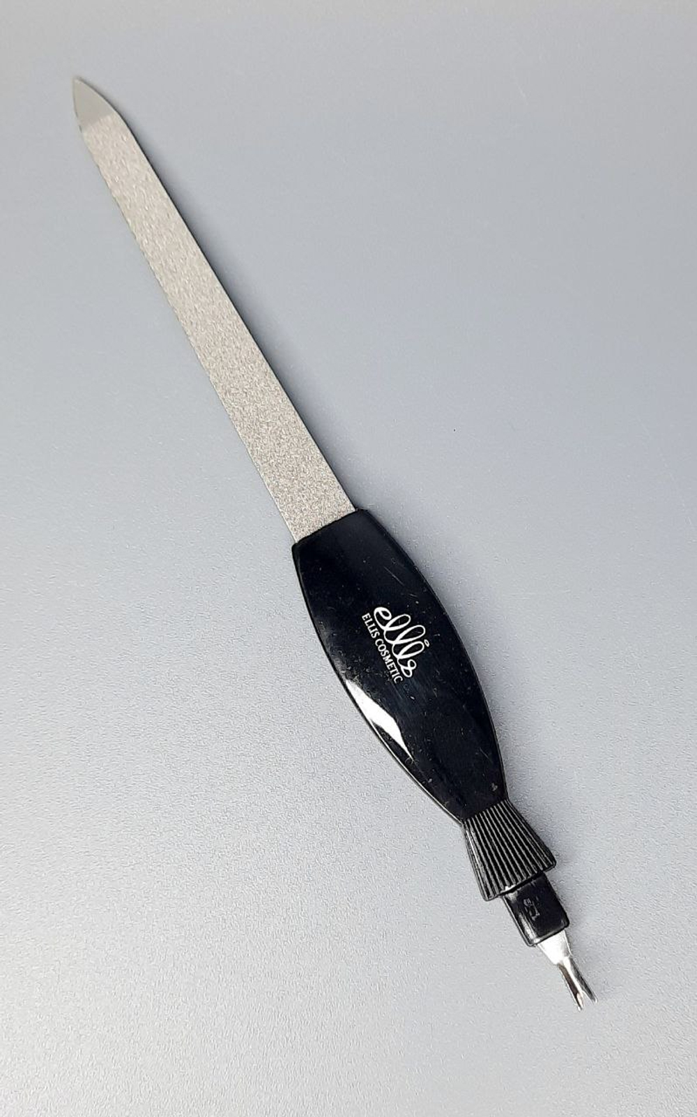 Ellis Пилка металлическая с вилкой для кутикулы, 17,5см2