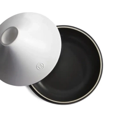 Тажин Emile Henry Delight Slate White, 27.5 см