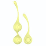 Набор желтых вагинальных шариков Lemon Squeeze (Цвет: желтый)