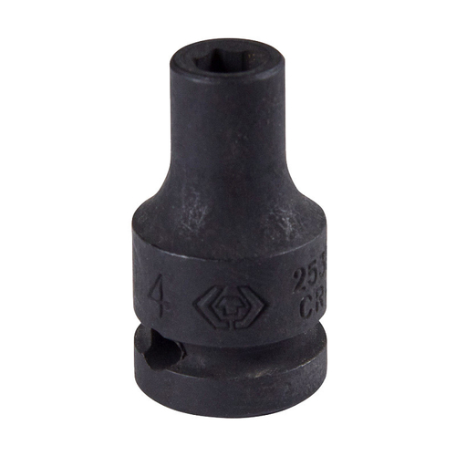 KING TONY (253504M) Головка торцевая ударная шестигранная 1/4", 4 мм