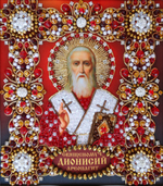Ткань с нанесенной авторской схемой Святой Дионисий Ареопагит (+ инструкция)