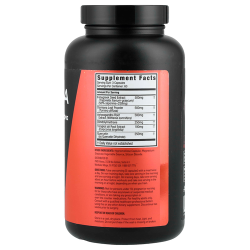 JYM Supplement Science, Alpha, поддержка тестостерона, 180 вегетарианских капсул