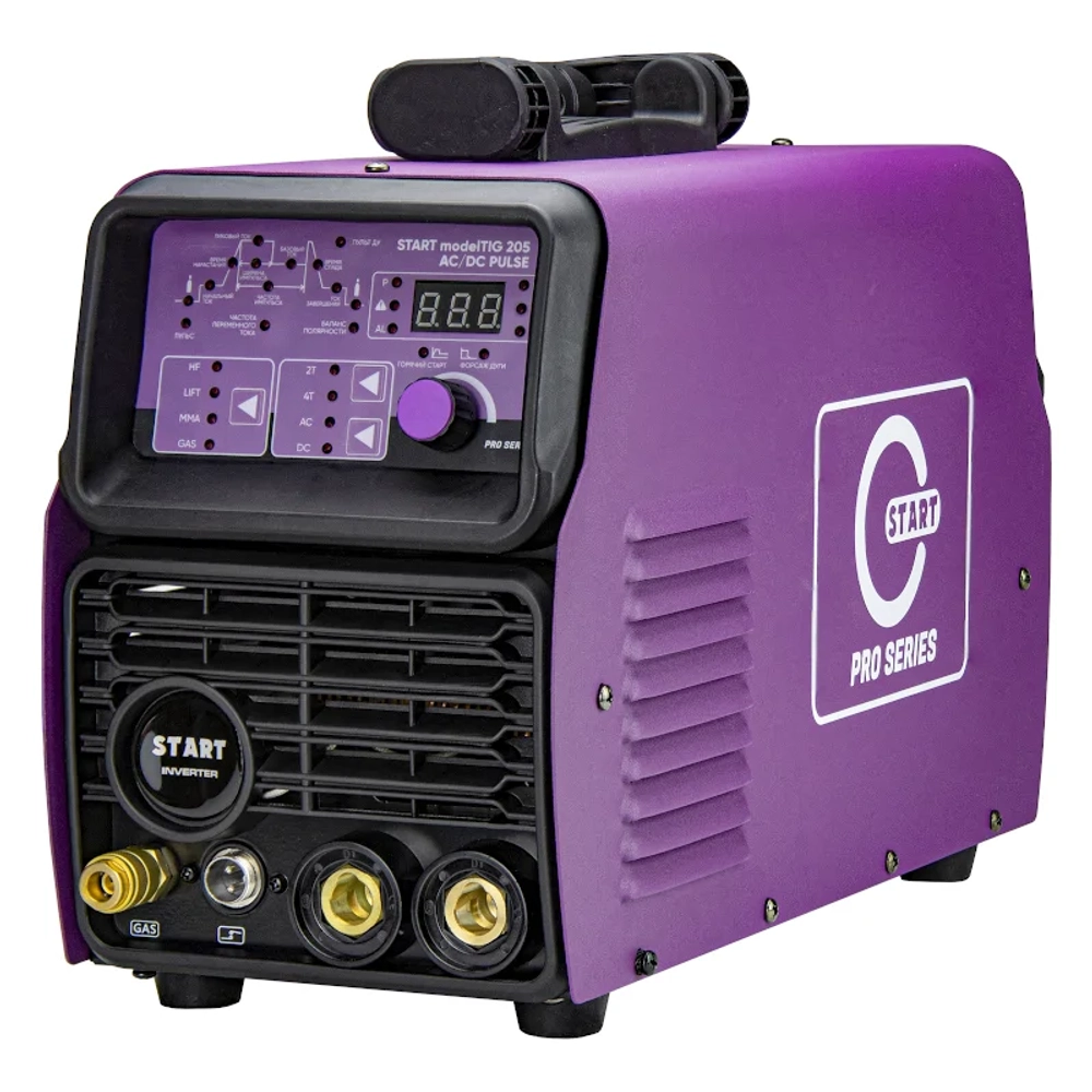 START PRO WEGA 205 modelTIG AC/DC PULSE сварочный инвертор tig 3W205AP