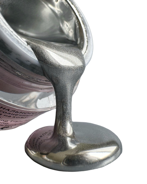 Гель-краска жидкий металл серебро Pink House 5гр