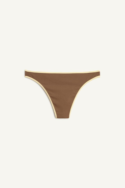 ZARA ПЛАВКИ-БИКИНИ СО СРЕДНЕЙ ТАЛИЕЙ, ХАКИ