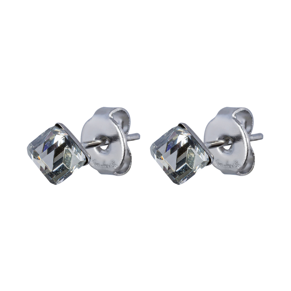 Серьги пусеты Fiore Luna Grey SWE2127/1 GRE S