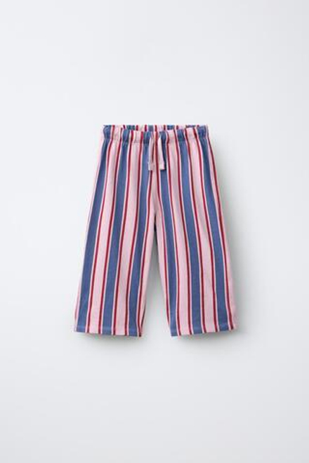 ZARA БРЮКИ В ПОЛОСКУ, РАЗНОЦВЕТНЫЙ