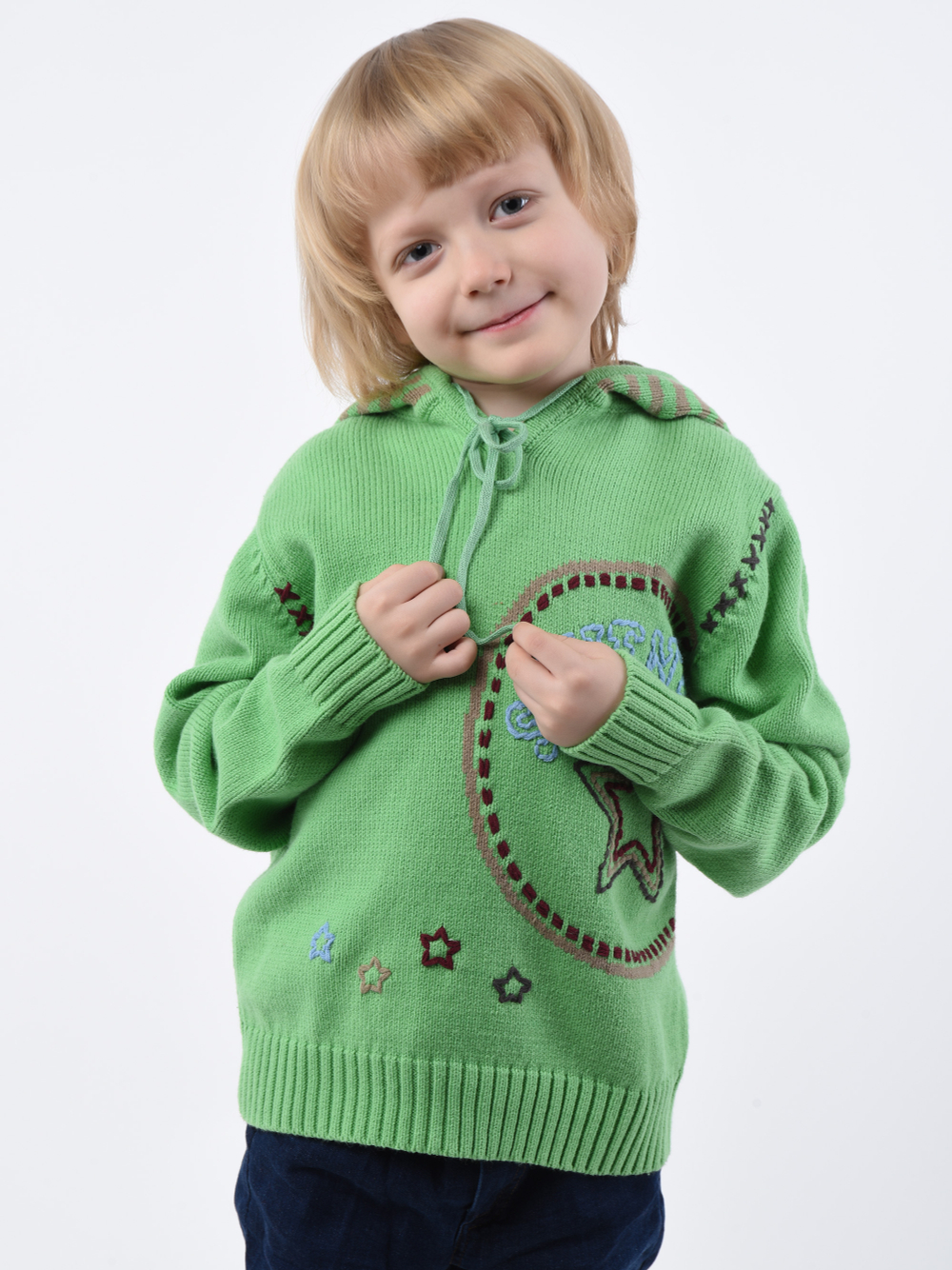 Свитер с капюшоном для мальчика