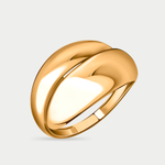 Кольцо женское из розового золота 585 пробы без вставок (арт. 08-106852)
