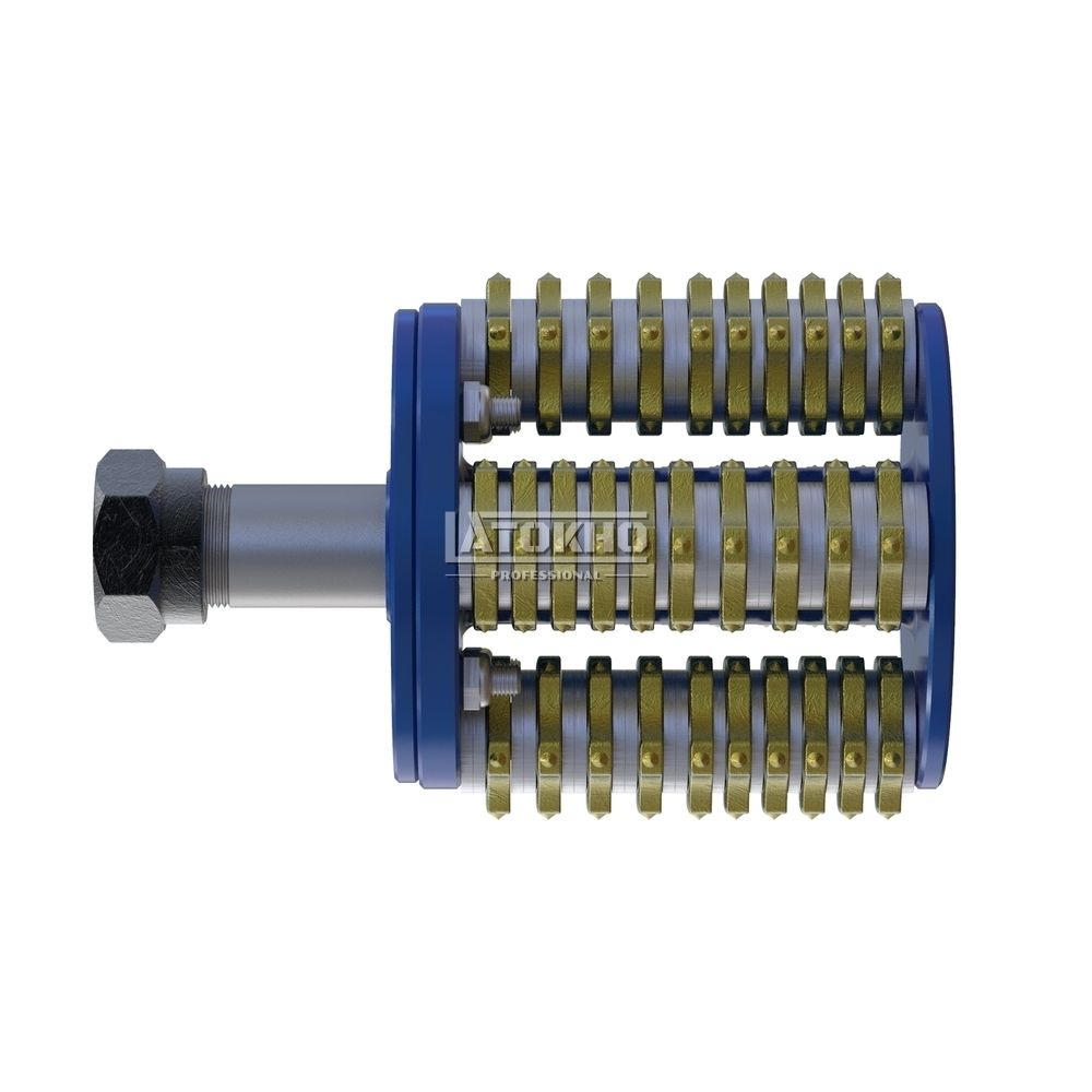 LATOKHO DSCW 100 (Россия) Пристеночный фрезеровальный барабан (фреза) с пятигранными ножами