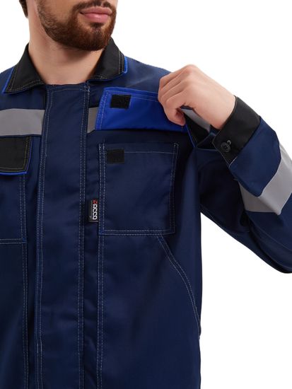 Костюм "Система" (куртка, полукомбинезон) т.синий/черный