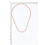 Цепь из красного золота с алмазной гранью (плетение «Нонна»)