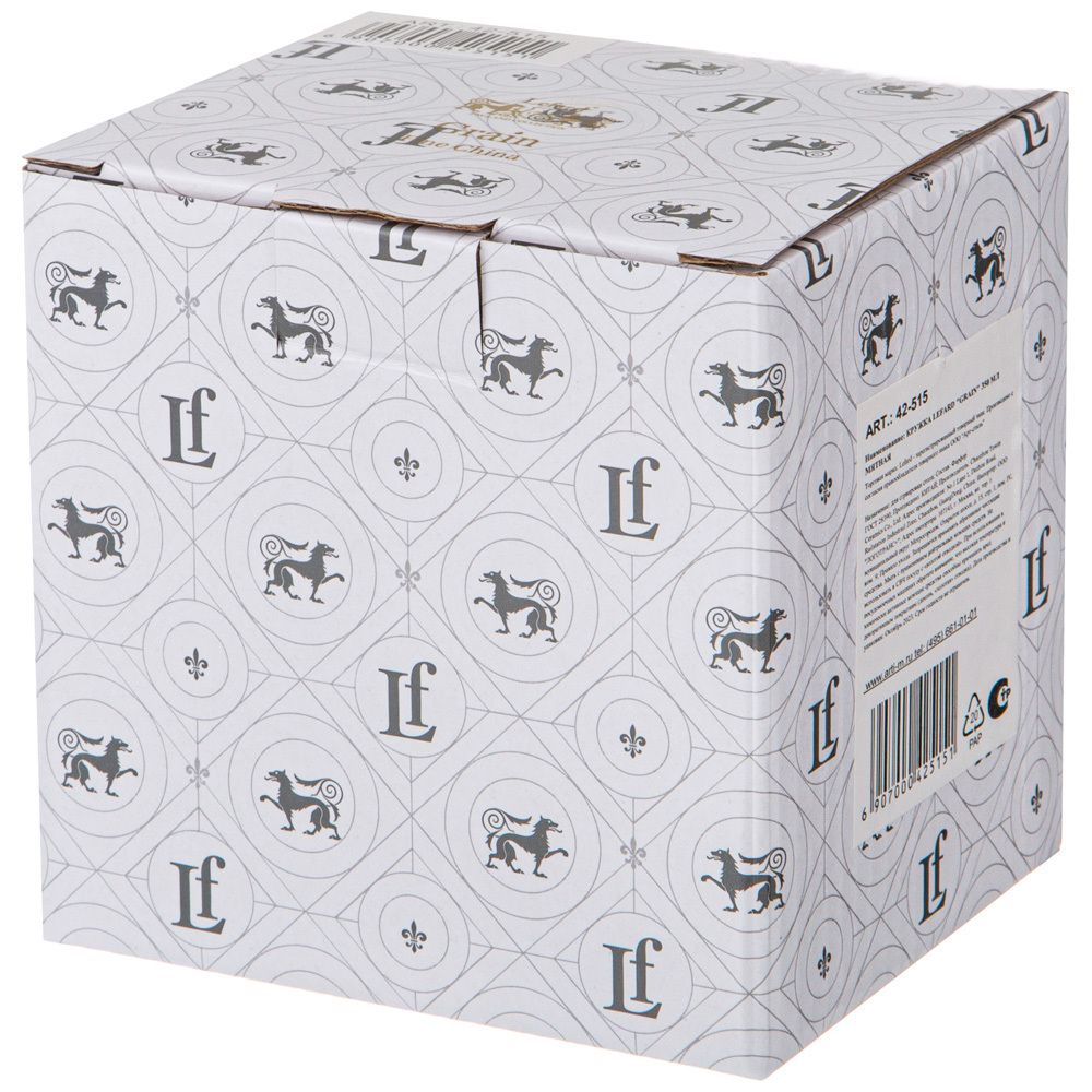 КРУЖКА LEFARD "GRAIN" 350 МЛ МЯТНАЯ (КОР=48ШТ.)