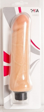Реалистичный телесный вибратор,18 см