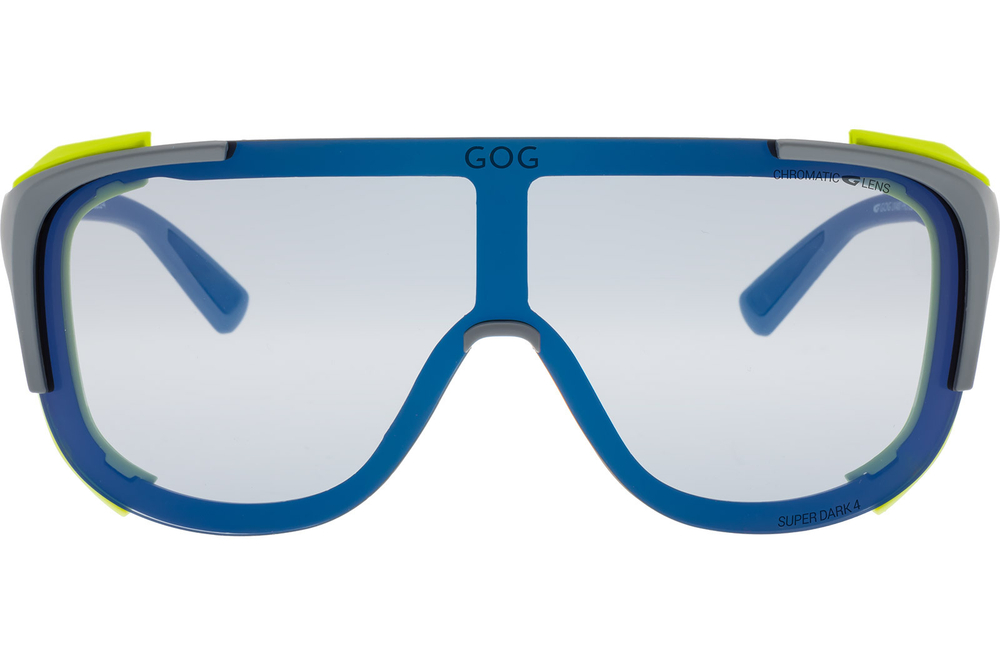 Спортивные очки GOG Tatra / Matt Grey-Neon Lemon / Photochromic Blue Lens