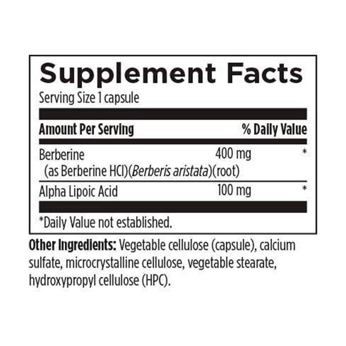 Берберин, Berberine Synergy, Designs for Health, 60 капсул 2