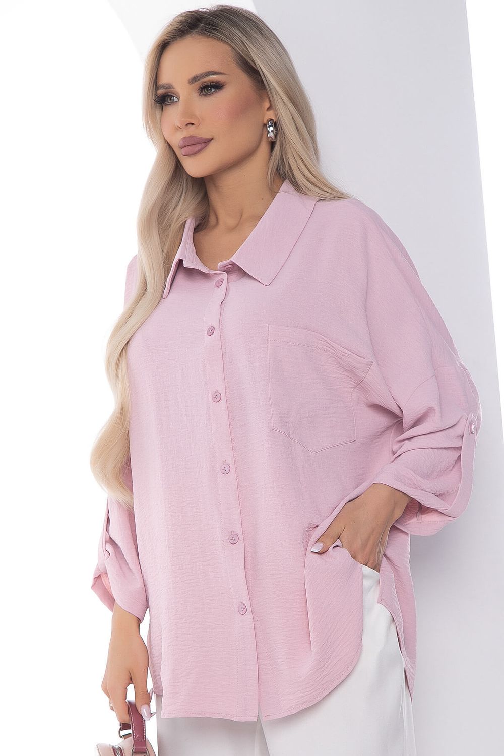 Рубашка Лето (розовая) Б10046 LT Collection
