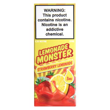 Жидкость Lemonade Monster (100 мл, 3 мг) Strawberry Lemonade