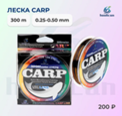 леска 300M CARP 0.25--0.50MM