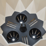 Кашпо Геометрия 3л, пудровый