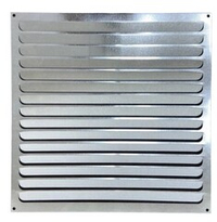 Решетка металлическая накладная РМ 350*350 оцинкованная