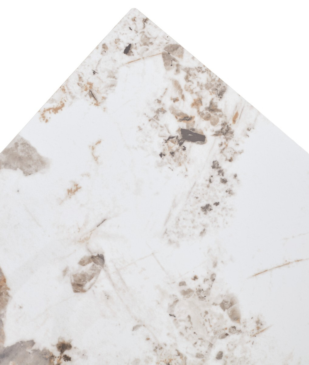 Стол CORNER 120 GLOSS LUXURY PANDORA SOLID CERAMIC / шампань, ®DISAUR