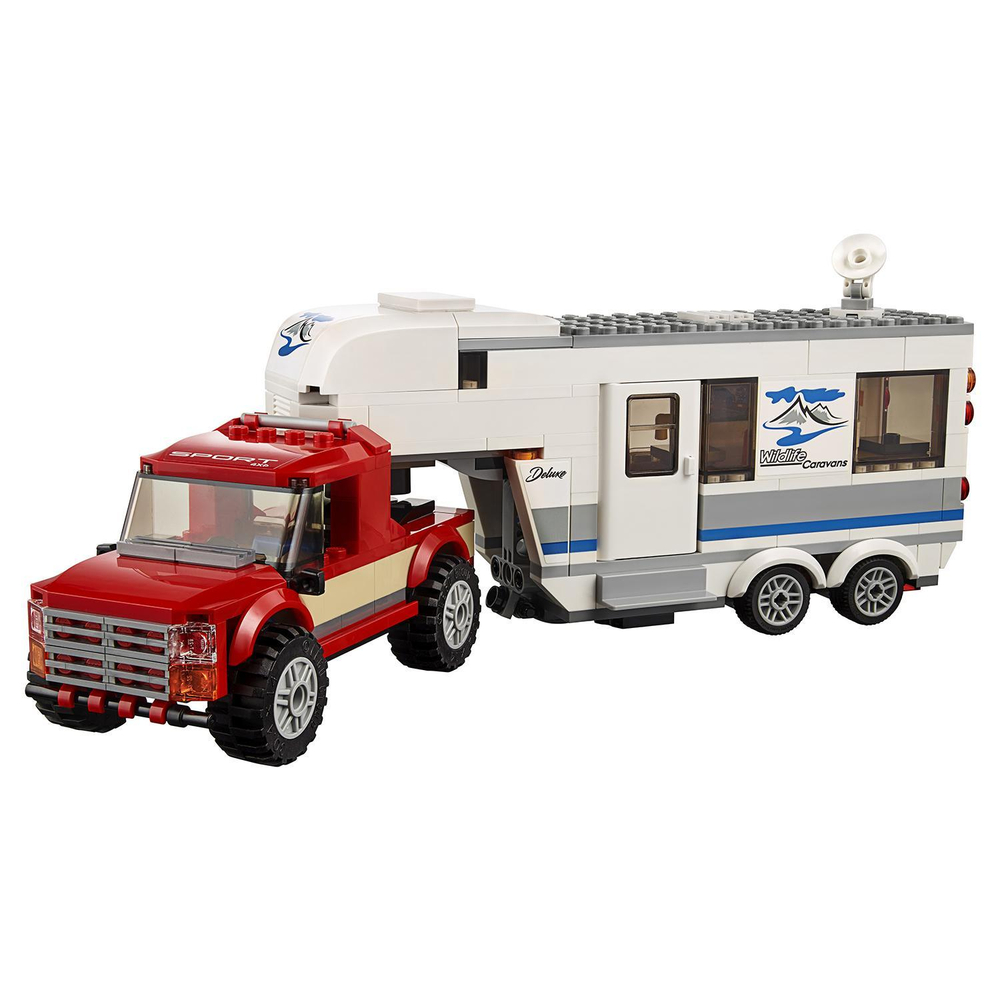 LEGO City: Дом на колесах 60182 — Pickup & Caravan — Лего Сити Город