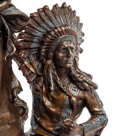 Veronese WS-444 Статуэтка «Индеец на коне»